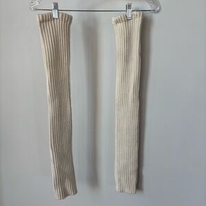 Brandy Melville Cream Leg Warmers